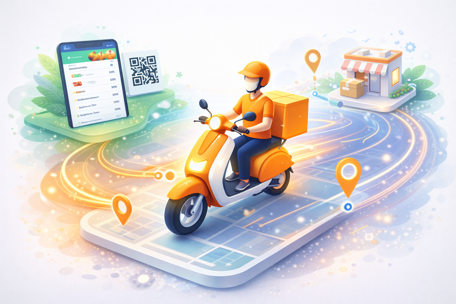 Delivery management screen